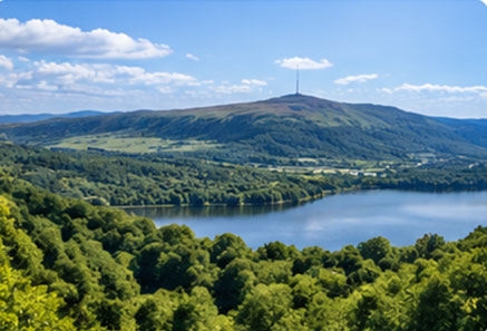 Countryside and loch near East Dunbartonshire