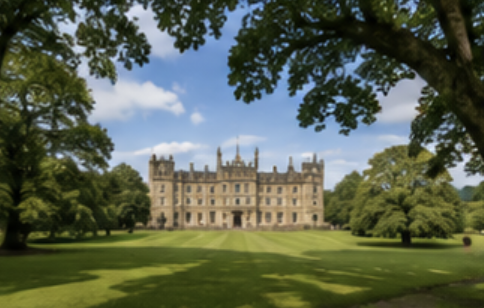 Historic country estate and parkland near Dronfield, Derbyshire