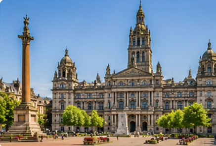 Historic civic architecture in Glasgow city centre