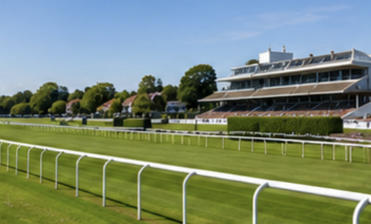 Epsom Downs and racecourse landscape in Surrey